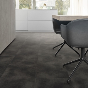 PVC vloer Cortec Mega Stone Canyon Dark Grey