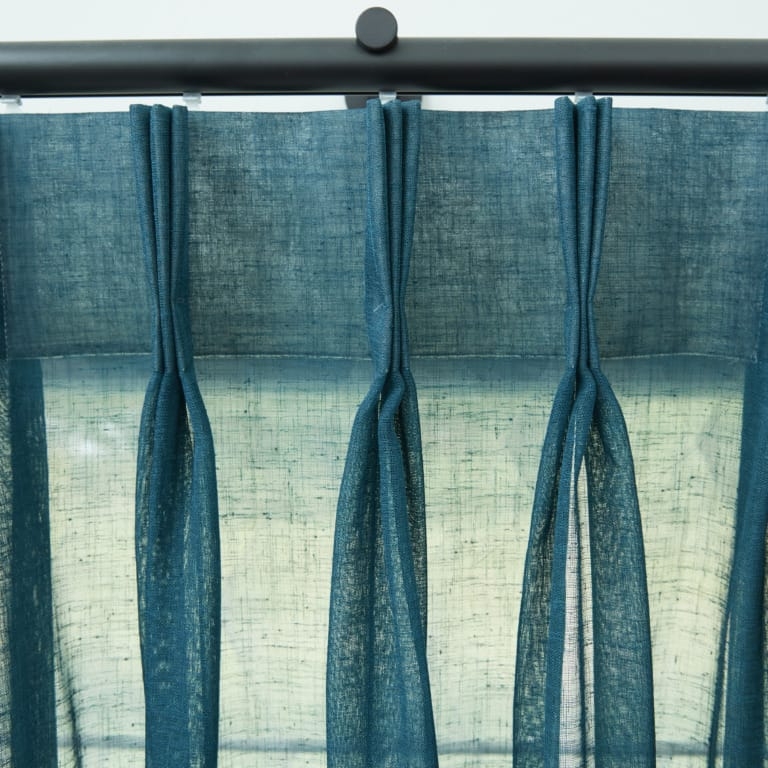 Confectiemogelijkheden - Triple plooi gordijnen