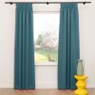 Overgordijn Solution kleur Petrolblauw 46