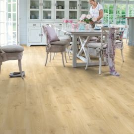 Quick Step PVC klik Alpha Drijvende Beige Eik AVSP40018