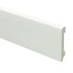 Watervaste kunststof Plint Modern 70x12mm Wit