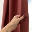 Overgordijn Belin Bruinrood 99